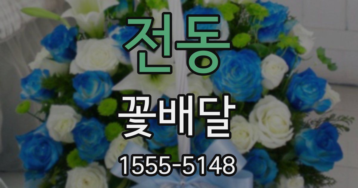 전동 꽃배달