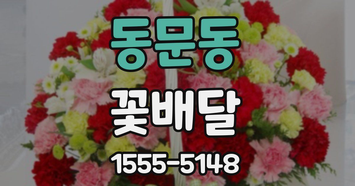 동문동 꽃배달