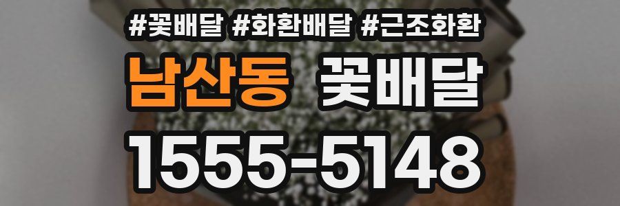 남산동 꽃배달