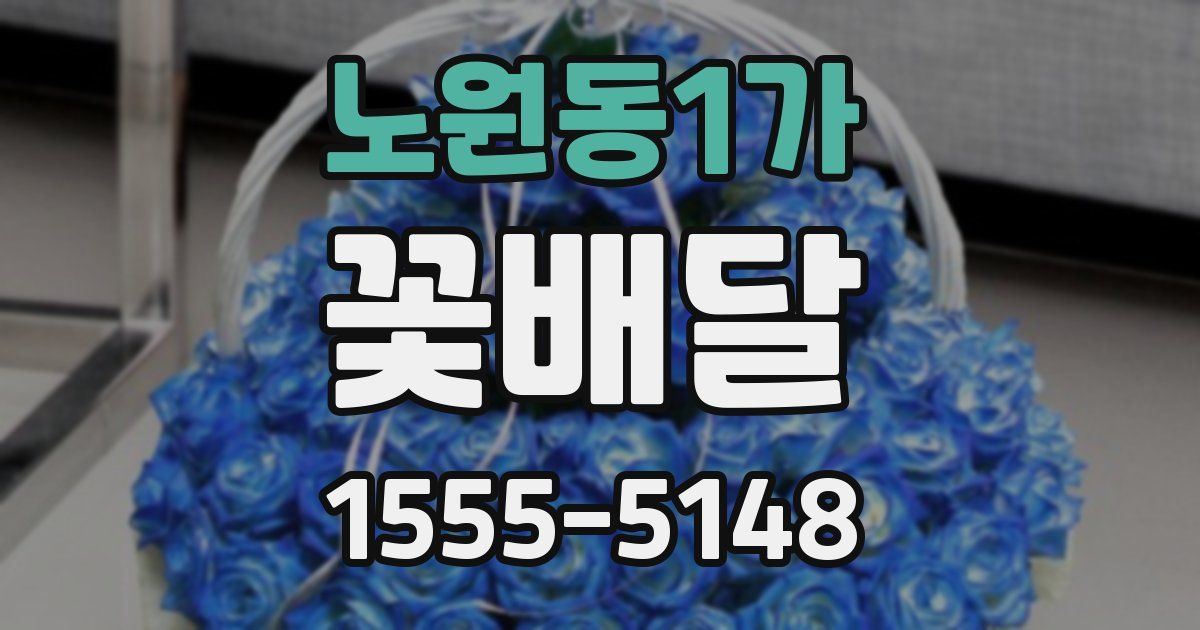 노원동1가 꽃배달