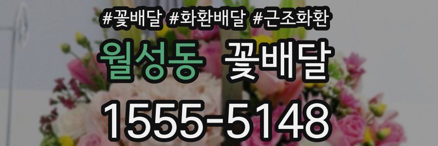 월성동 꽃배달