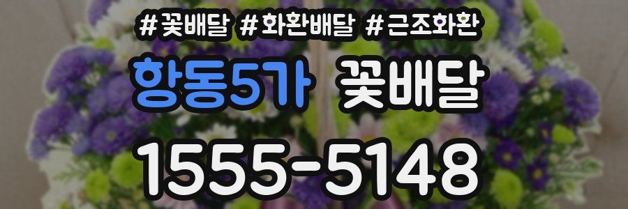 항동5가 꽃배달
