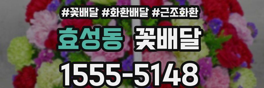 효성동 꽃배달
