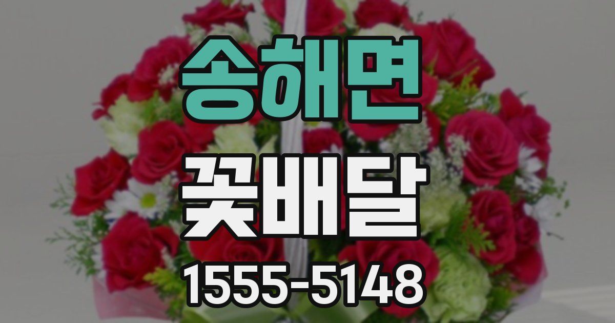 송해면 꽃배달