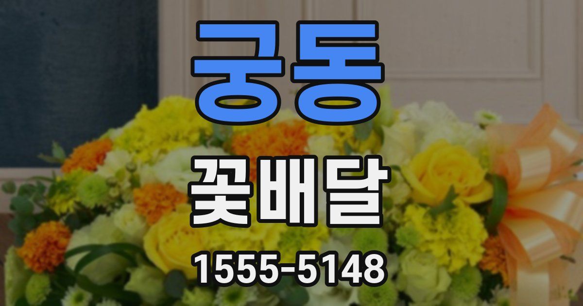 궁동 꽃배달
