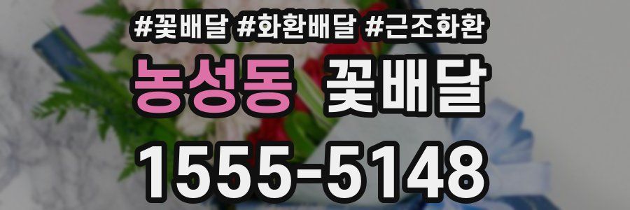 농성동 꽃배달