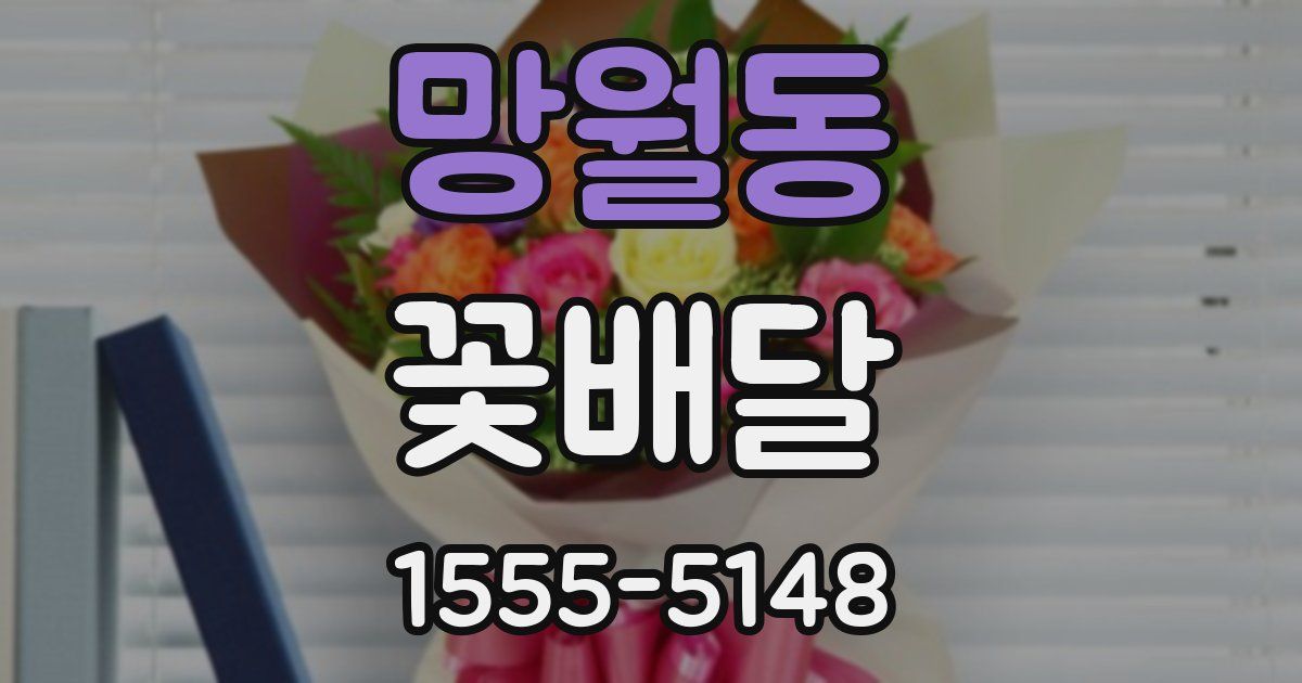 망월동 꽃배달