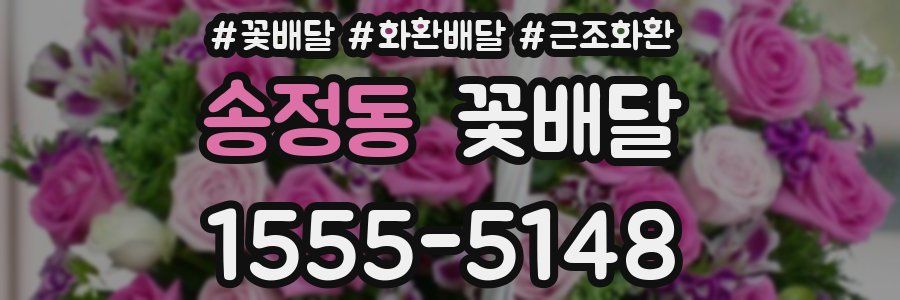 송정동 꽃배달