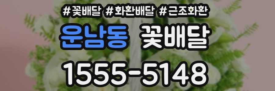 운남동 꽃배달