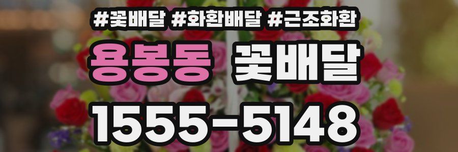 용봉동 꽃배달