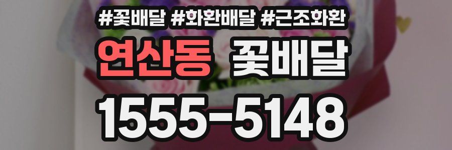 연산동 꽃배달