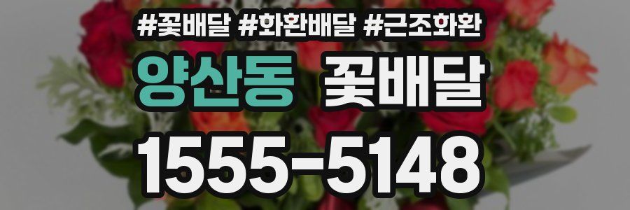 양산동 꽃배달
