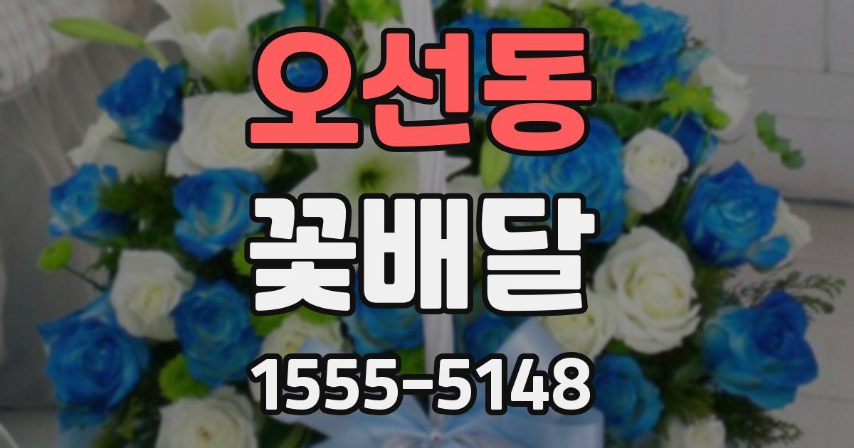 오선동 꽃배달