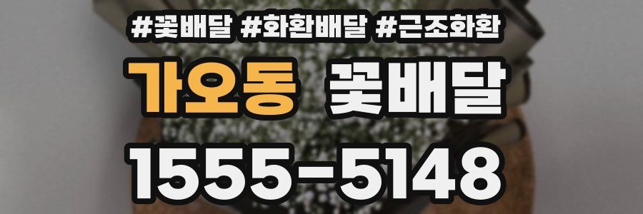 가오동 꽃배달