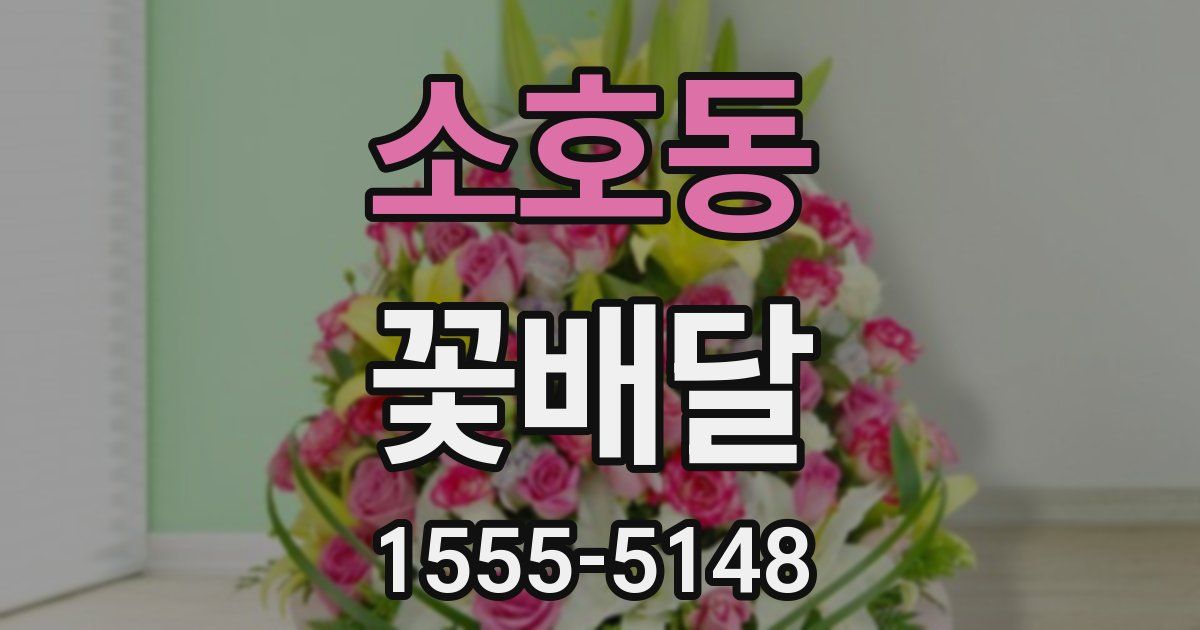 소호동 꽃배달