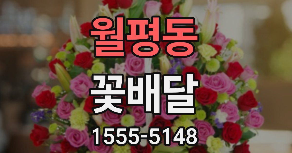 월평동 꽃배달