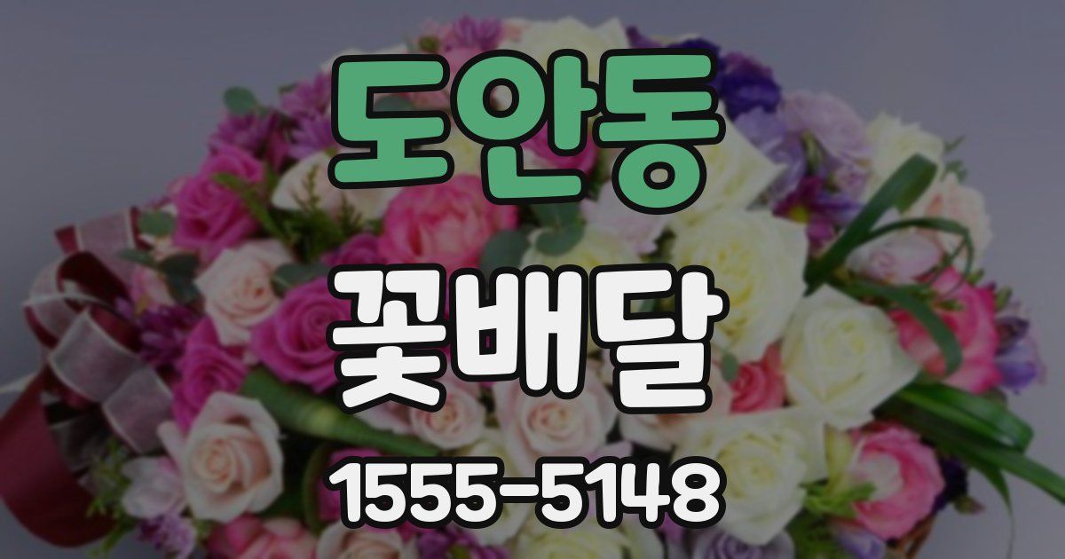 도안동 꽃배달