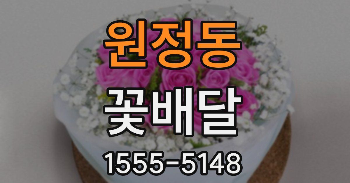 원정동 꽃배달