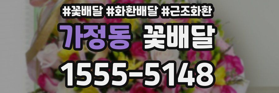 가정동 꽃배달