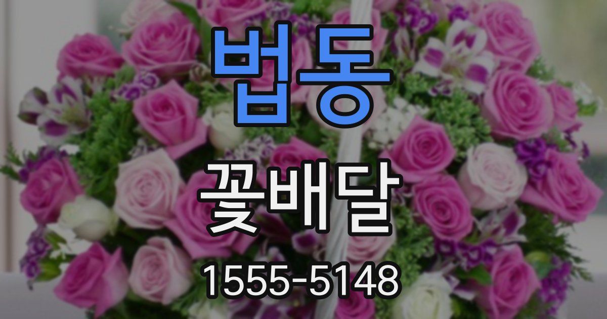 법동 꽃배달
