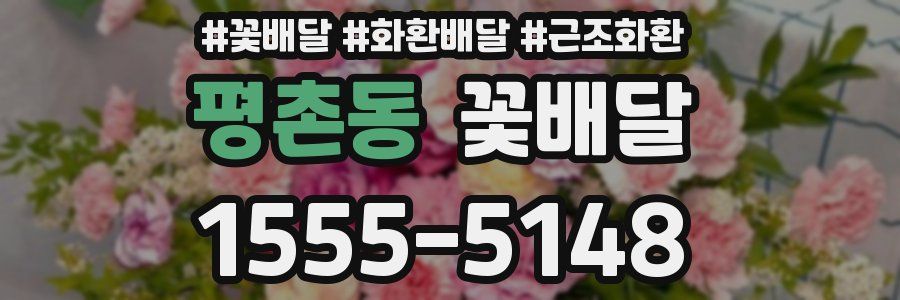 평촌동 꽃배달