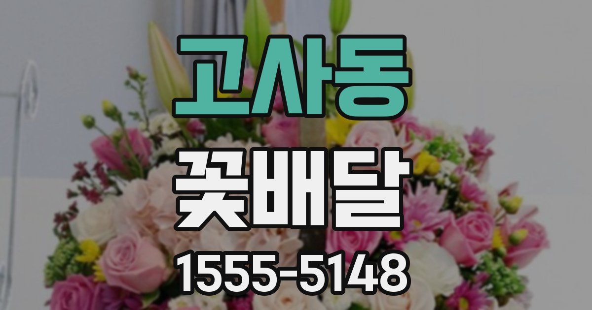 고사동 꽃배달
