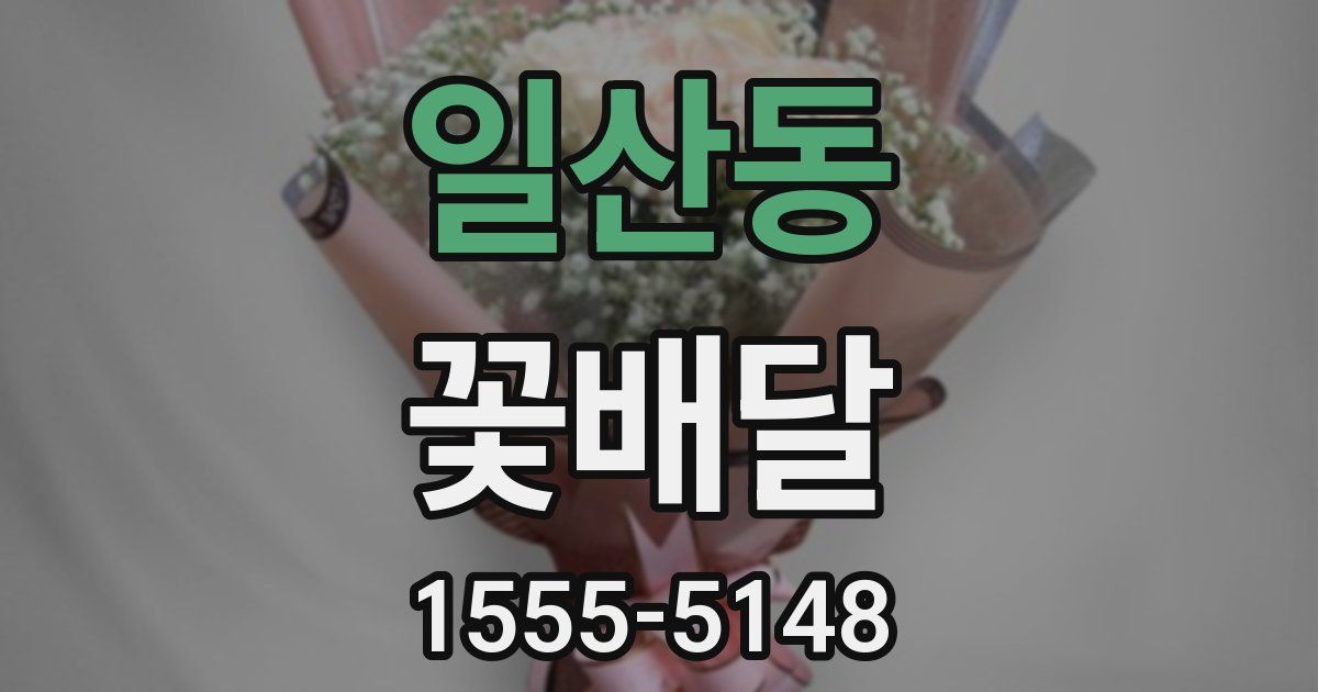 일산동 꽃배달