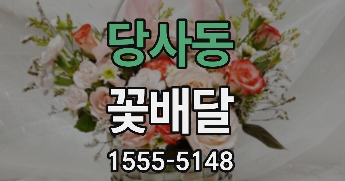 당사동 꽃배달