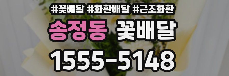 송정동 꽃배달