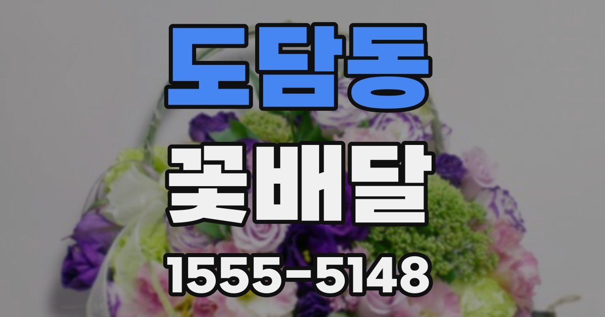 도담동 꽃배달