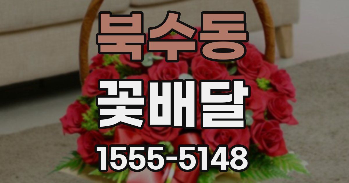 북수동 꽃배달