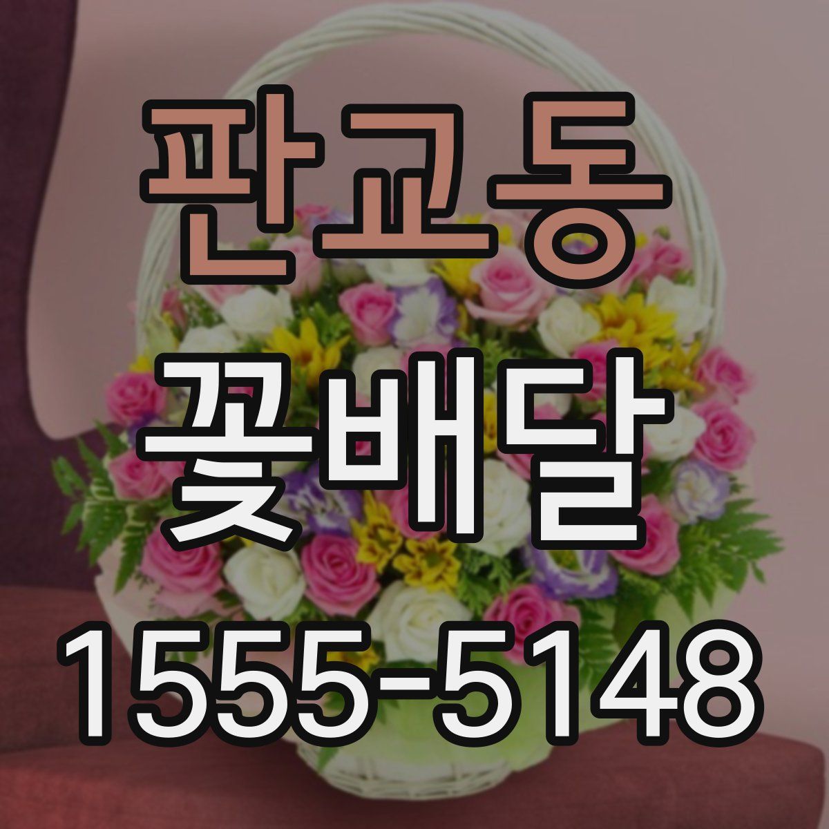 판교동 꽃배달