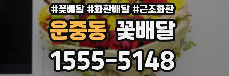 운중동 꽃배달