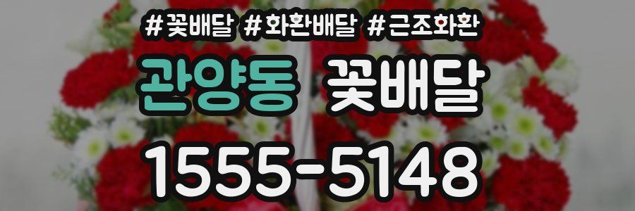 관양동 꽃배달