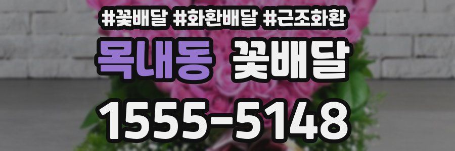 목내동 꽃배달