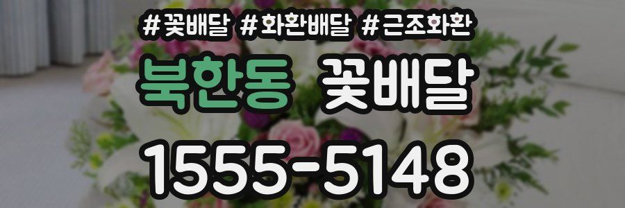 북한동 꽃배달