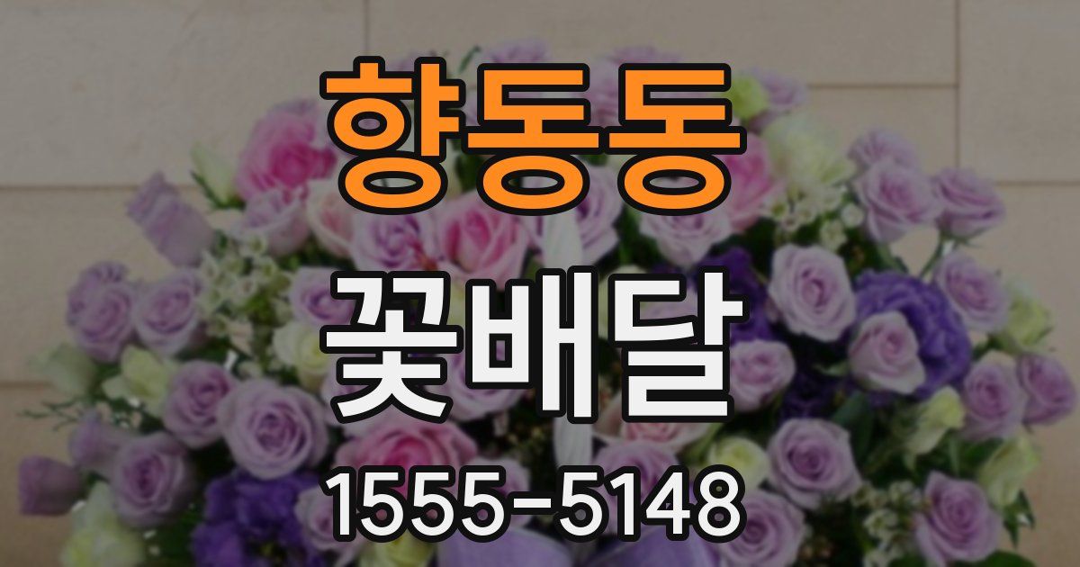 향동동 꽃배달