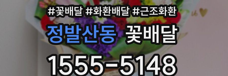 정발산동 꽃배달