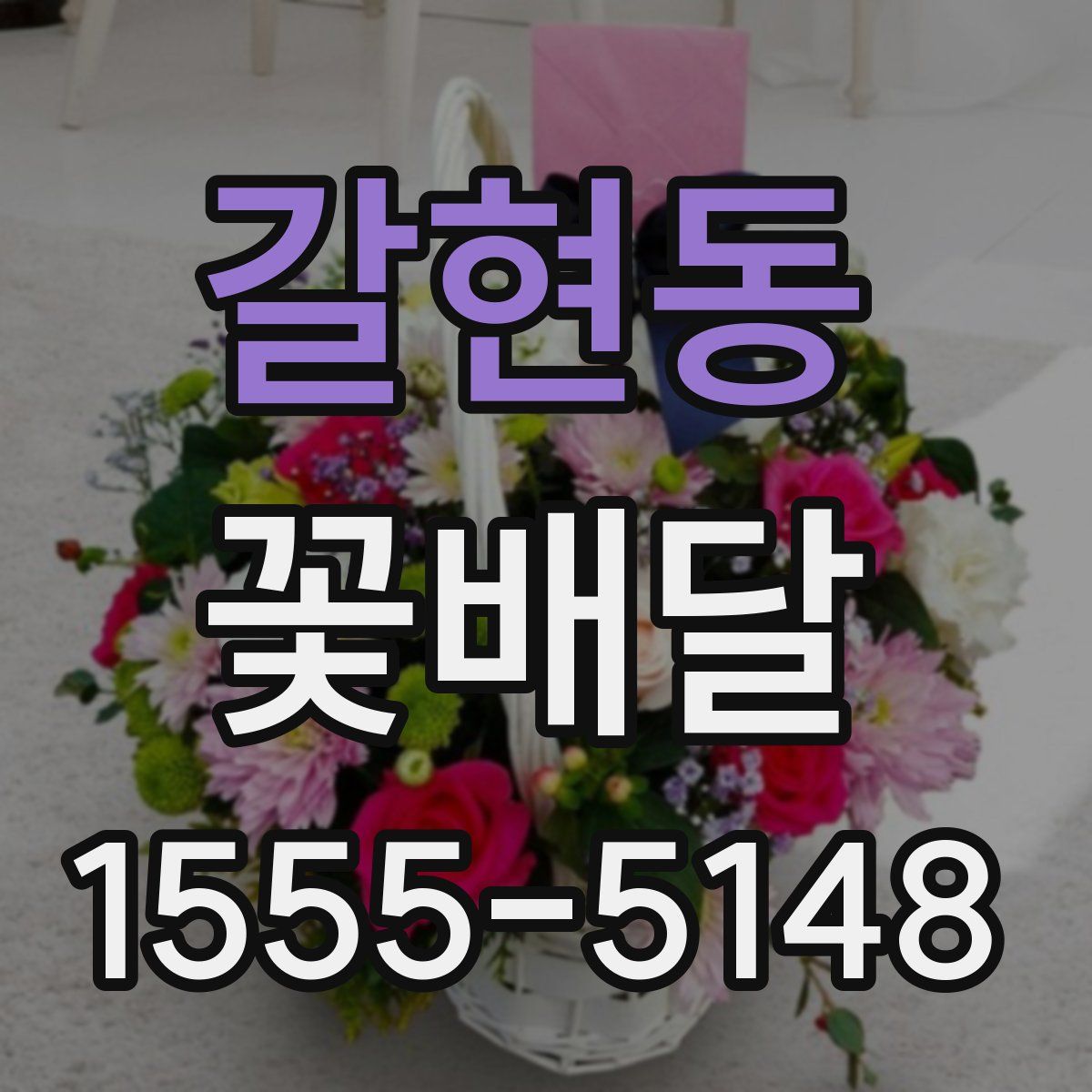 갈현동 꽃배달