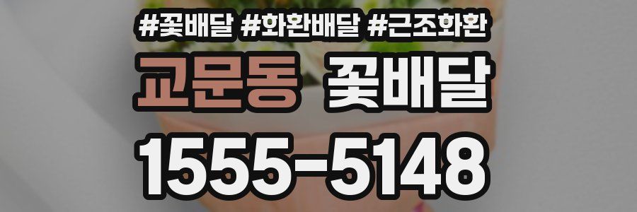 교문동 꽃배달