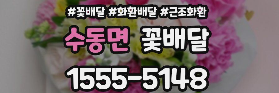 수동면 꽃배달