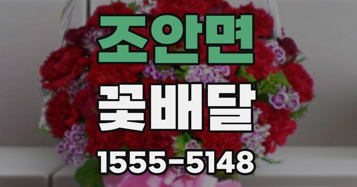 조안면 꽃배달