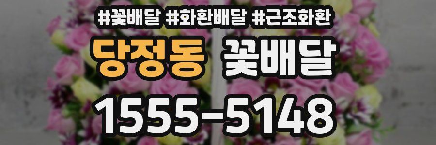 당정동 꽃배달
