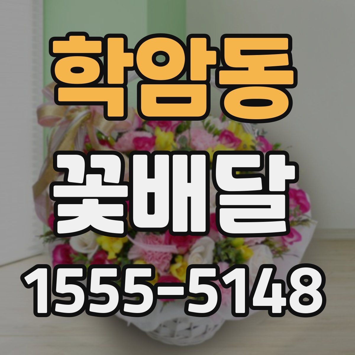 학암동 꽃배달