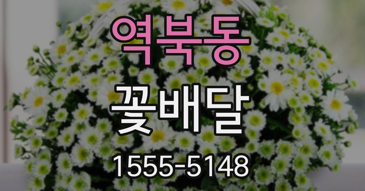 역북동 꽃배달