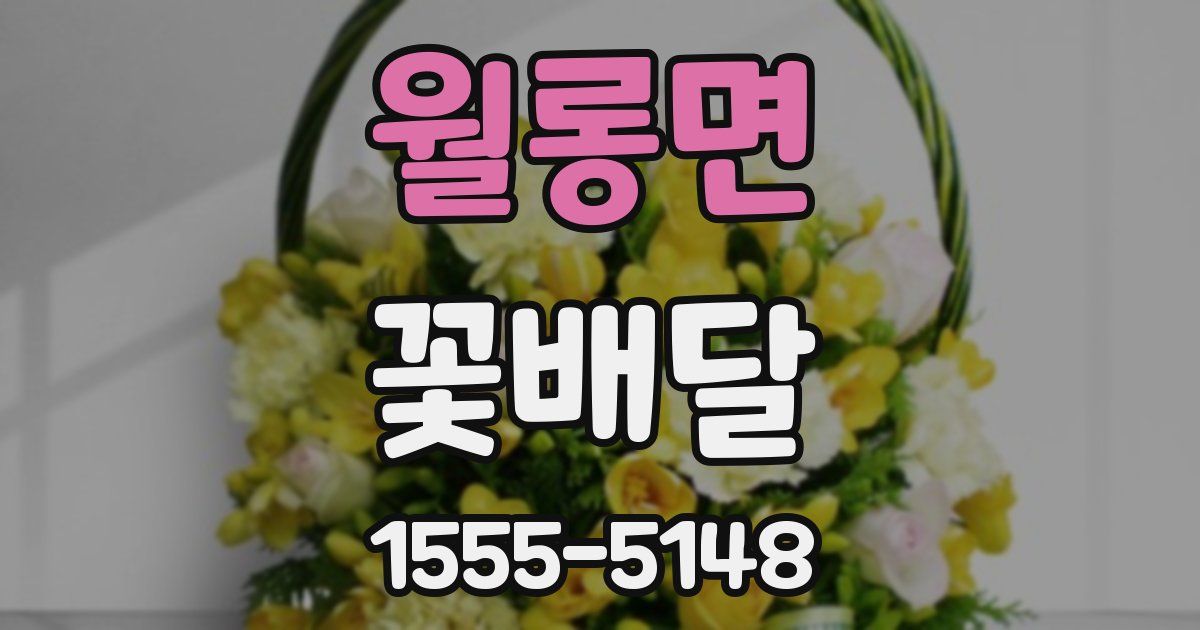 월롱면 꽃배달