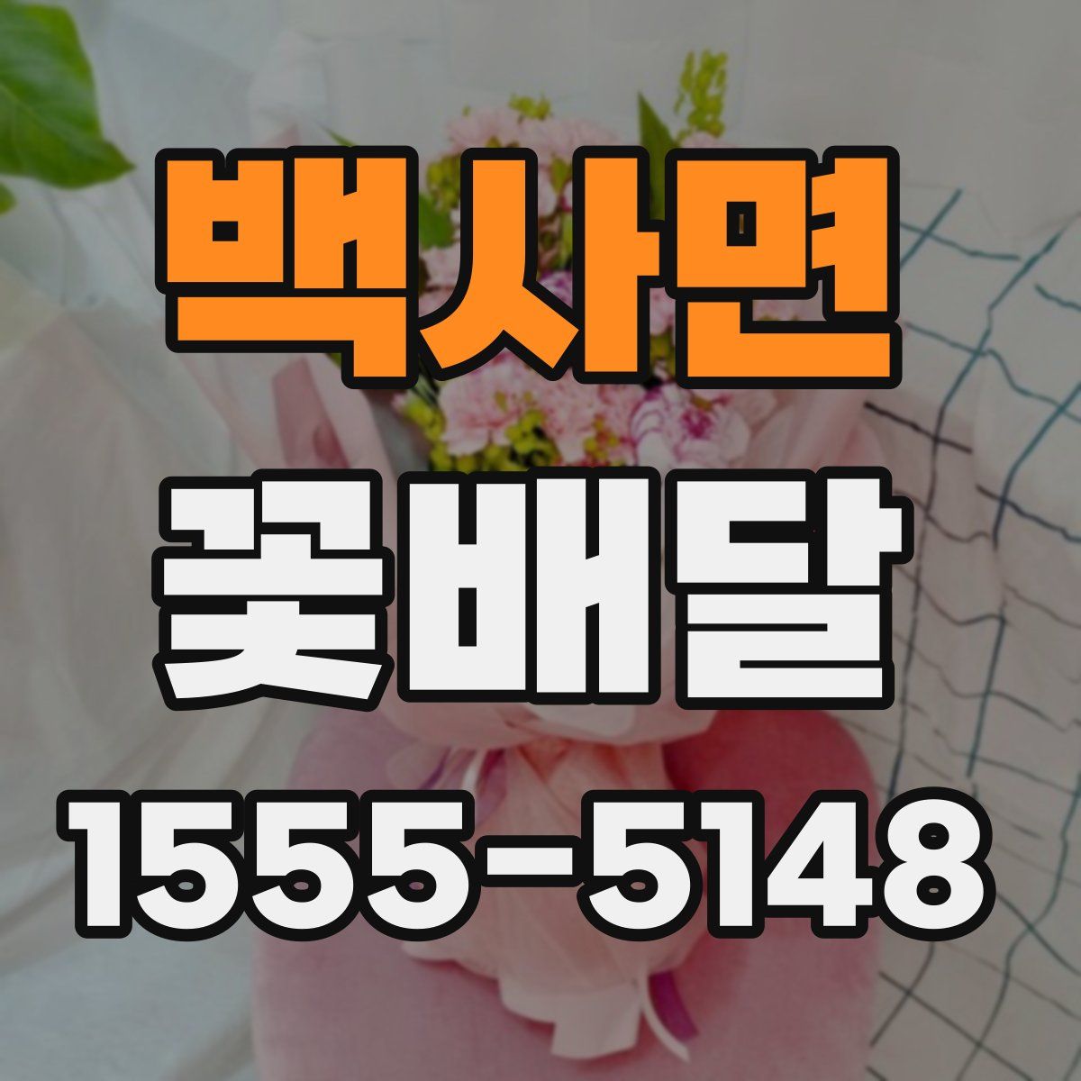 백사면 꽃배달