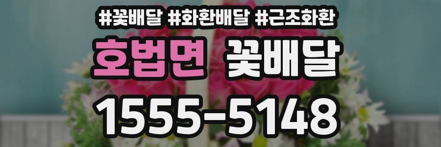 호법면 꽃배달