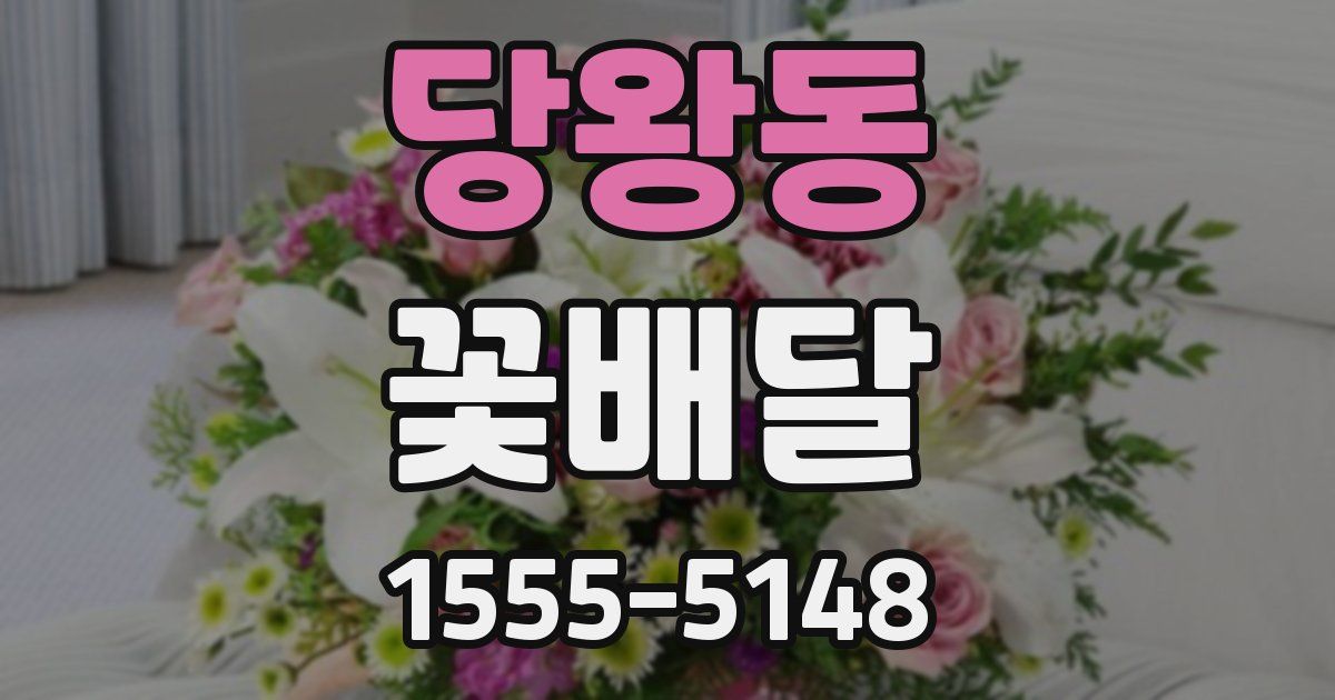 당왕동 꽃배달