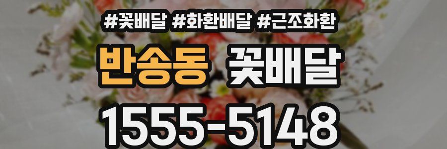 반송동 꽃배달